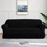 Zebra  Sofa Covers ( Black)